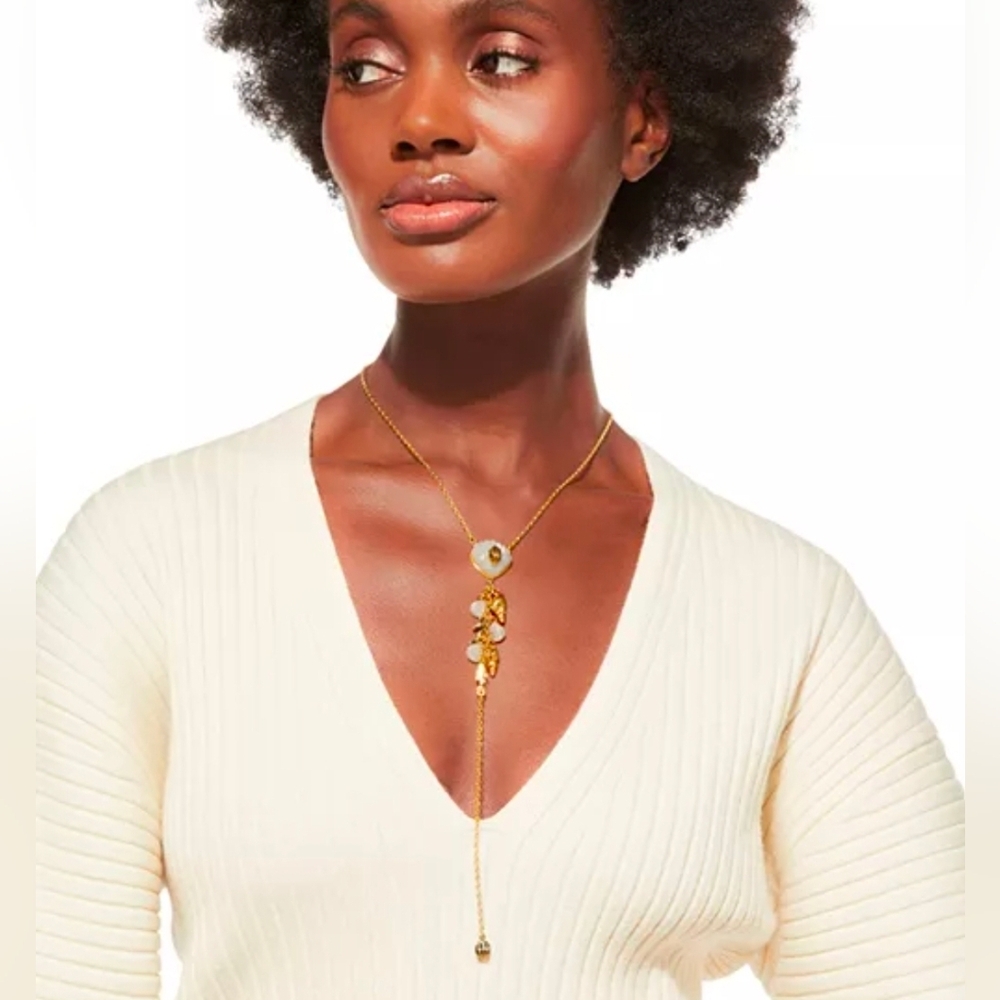 💛🔹️KURT GEIGER 🔹️Signature Eagle & Shell Y Necklace, 18